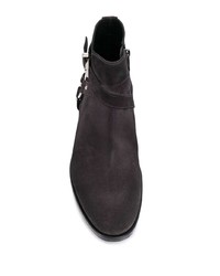 Мужские темно-серые замшевые ботинки челси от Philipp Plein