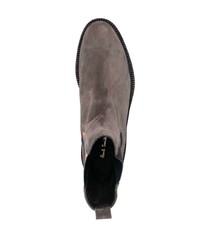 Мужские темно-серые замшевые ботинки челси от Paul Smith