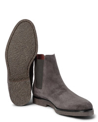 Мужские темно-серые замшевые ботинки челси от Common Projects