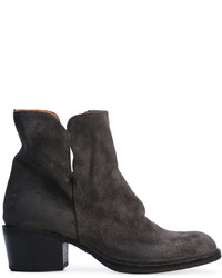 Женские темно-серые замшевые ботинки от Fiorentini+Baker