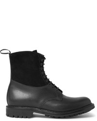 Мужские темно-серые замшевые ботинки от Grenson