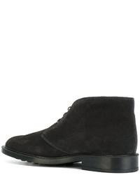 Мужские темно-серые замшевые ботинки от Tod's