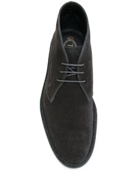 Мужские темно-серые замшевые ботинки от Tod's