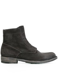 Мужские темно-серые замшевые ботинки от Officine Creative