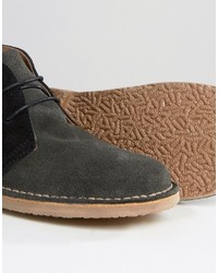 Женские темно-серые замшевые ботинки от Park Lane