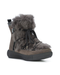 Женские темно-серые замшевые зимние ботинки от Pajar