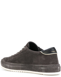 Мужские темно-серые замшевые кеды от Philippe Model