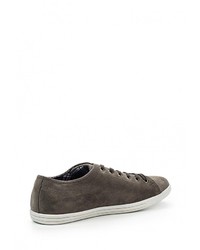 Мужские темно-серые замшевые кеды от Pezatti