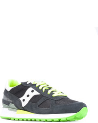 Мужские темно-серые замшевые кеды от Saucony