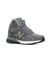 Мужские темно-серые замшевые кроссовки от New Balance