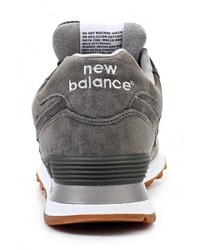 Мужские темно-серые замшевые кроссовки от New Balance