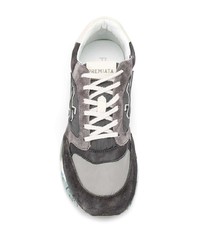 Мужские темно-серые замшевые кроссовки от Premiata