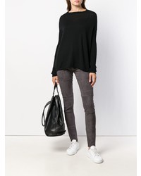 Темно-серые замшевые леггинсы от Kristensen Du Nord