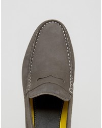 Мужские темно-серые замшевые лоферы от Dune