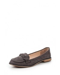 Женские темно-серые замшевые лоферы от Dorothy Perkins