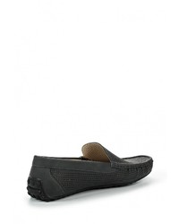 Мужские темно-серые замшевые мокасины от Keddo