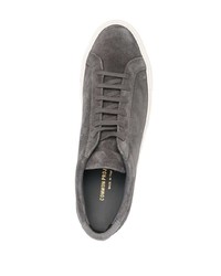 Мужские темно-серые замшевые низкие кеды от Common Projects