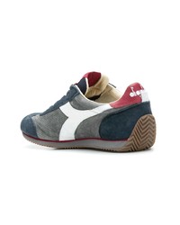 Мужские темно-серые замшевые низкие кеды от Diadora