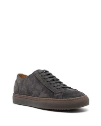 Мужские темно-серые замшевые низкие кеды от Doucal's