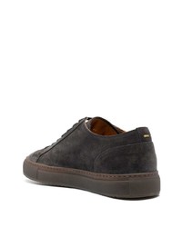 Мужские темно-серые замшевые низкие кеды от Doucal's