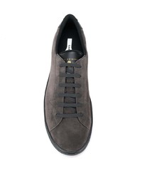 Мужские темно-серые замшевые низкие кеды от Car Shoe