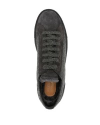 Мужские темно-серые замшевые низкие кеды от Doucal's