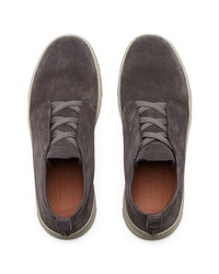 Мужские темно-серые замшевые повседневные ботинки от Ermenegildo Zegna