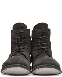 Мужские темно-серые замшевые повседневные ботинки от Officine Creative