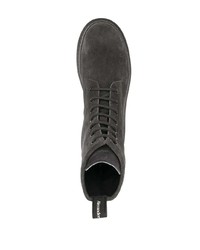Мужские темно-серые замшевые повседневные ботинки от Alexander McQueen