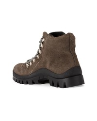 Мужские темно-серые замшевые повседневные ботинки от Premiata