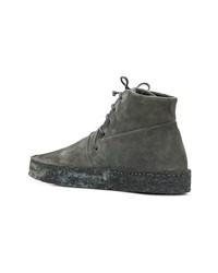 Мужские темно-серые замшевые повседневные ботинки от Marsèll