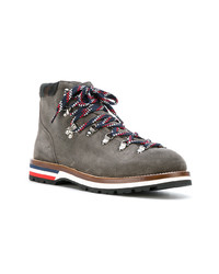 Мужские темно-серые замшевые повседневные ботинки от Moncler