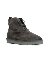 Мужские темно-серые замшевые повседневные ботинки от Marsèll