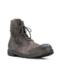 Мужские темно-серые замшевые повседневные ботинки от Marsèll