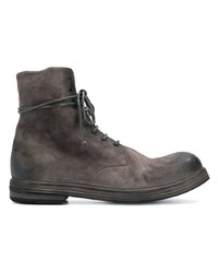 Мужские темно-серые замшевые повседневные ботинки от Marsèll