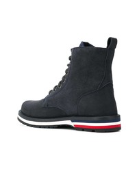 Мужские темно-серые замшевые рабочие ботинки от Moncler