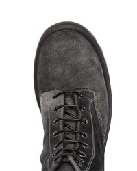 Мужские темно-серые замшевые рабочие ботинки от Premiata