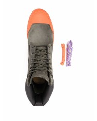 Мужские темно-серые замшевые рабочие ботинки от Timberland