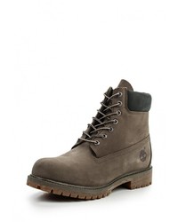 Мужские темно-серые замшевые рабочие ботинки от Timberland