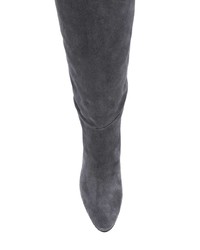 Темно-серые замшевые сапоги от Högl
