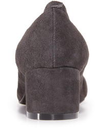 Темно-серые замшевые туфли от Jeffrey Campbell