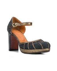 Темно-серые замшевые туфли от Chie Mihara