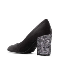 Темно-серые замшевые туфли от Pollini