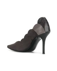 Темно-серые замшевые туфли от Chloé