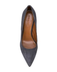 Темно-серые замшевые туфли от Coach