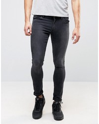 Мужские темно-серые зауженные джинсы от ASOS DESIGN