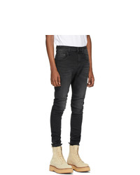 Мужские темно-серые зауженные джинсы от R13