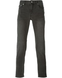 Мужские темно-серые зауженные джинсы от BLK DNM