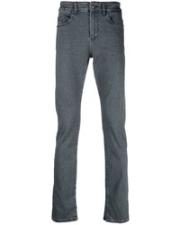 Мужские темно-серые зауженные джинсы от BOSS