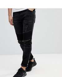 Мужские темно-серые зауженные джинсы от Brooklyn Supply Co.